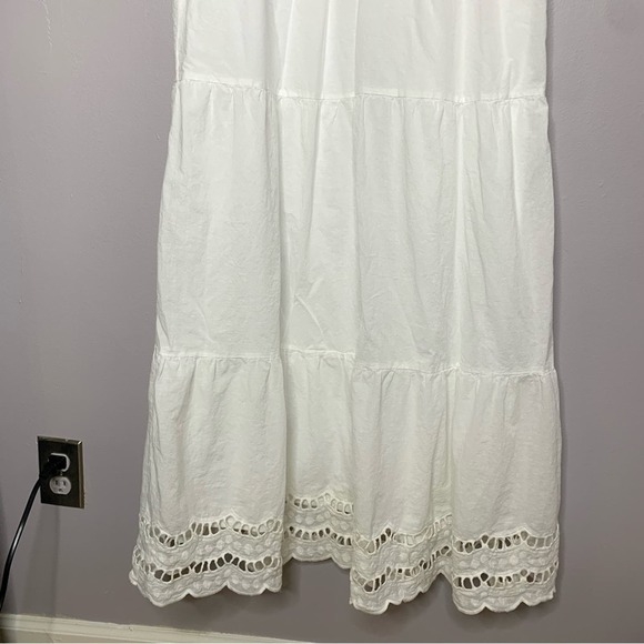 One Loved Babe boutique brand Shall We Dance smocked short sleeves maxi dress M - Picture 8 of 9